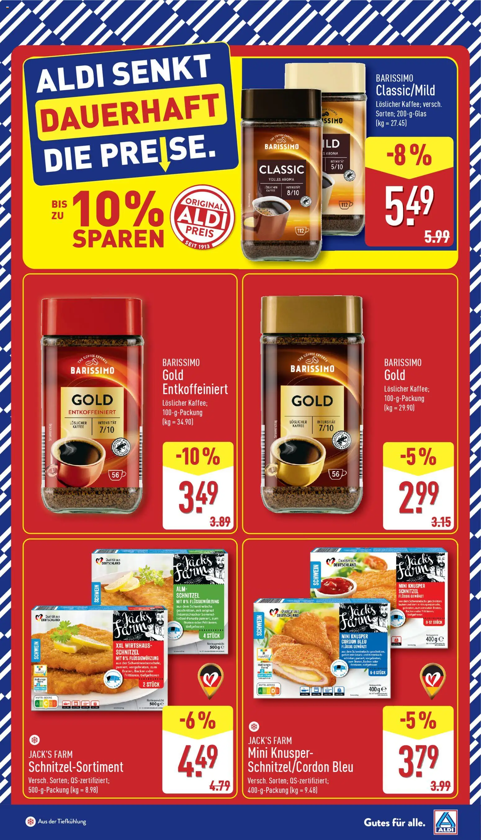 Aldi Prospekt 	 – gültig ab 26.01.2026 | Seite: 6 | Produkte: Kaffee, Gouda, Schnitzel