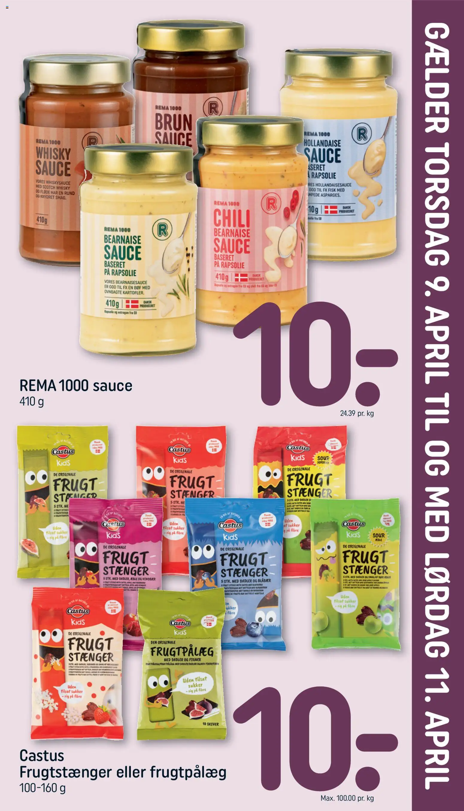 Rema 1000 tilbudsavis – gyldig fra 09.04.2026 | Side: 3 | Produkter: Fisk, Whisky, Dadler, Figner