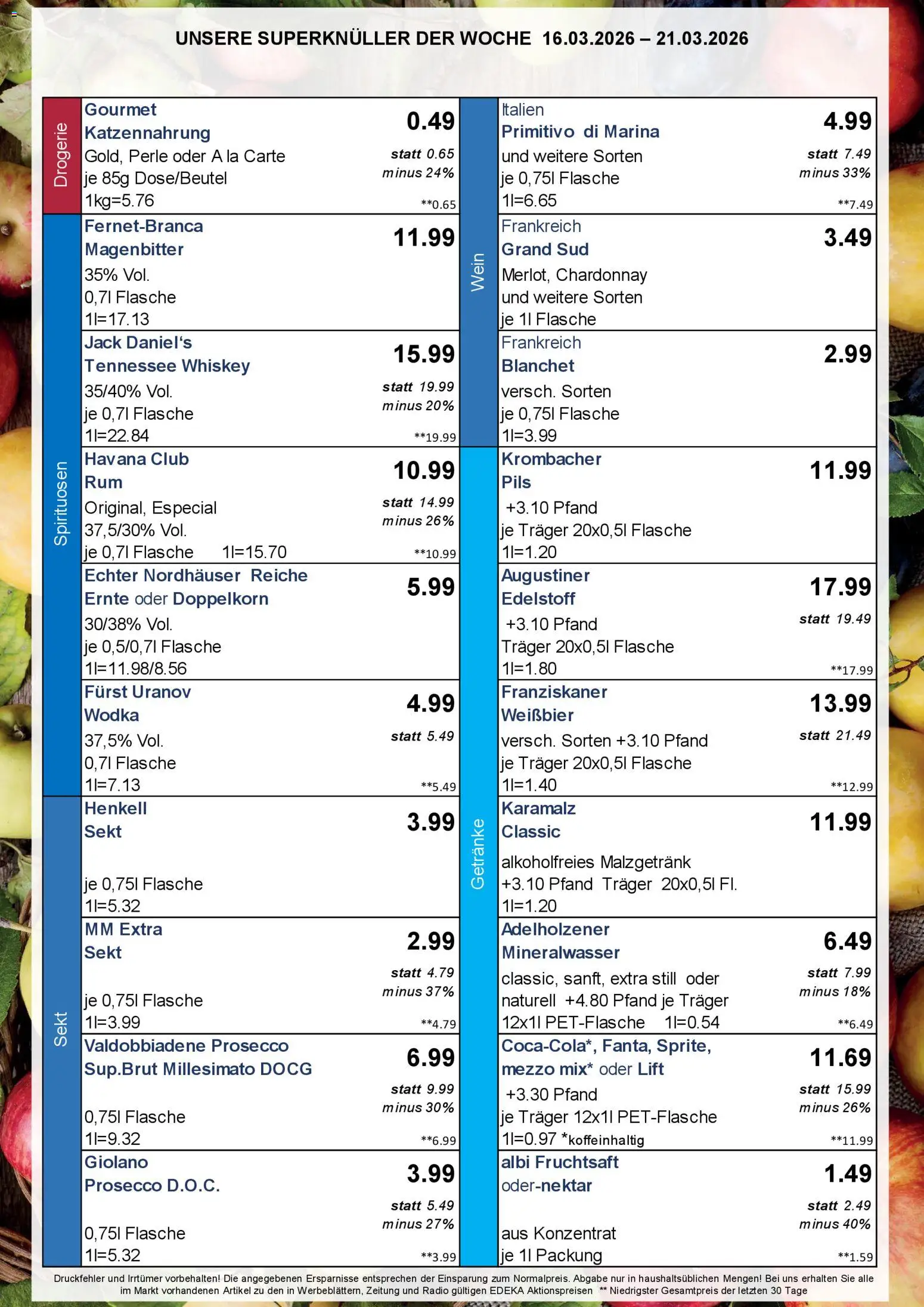 Simmel Bayern – gültig ab 16.03.2026 | Seite: 4 | Produkte: Jack Daniel's, Mineralwasser, Grand sud, Whiskey