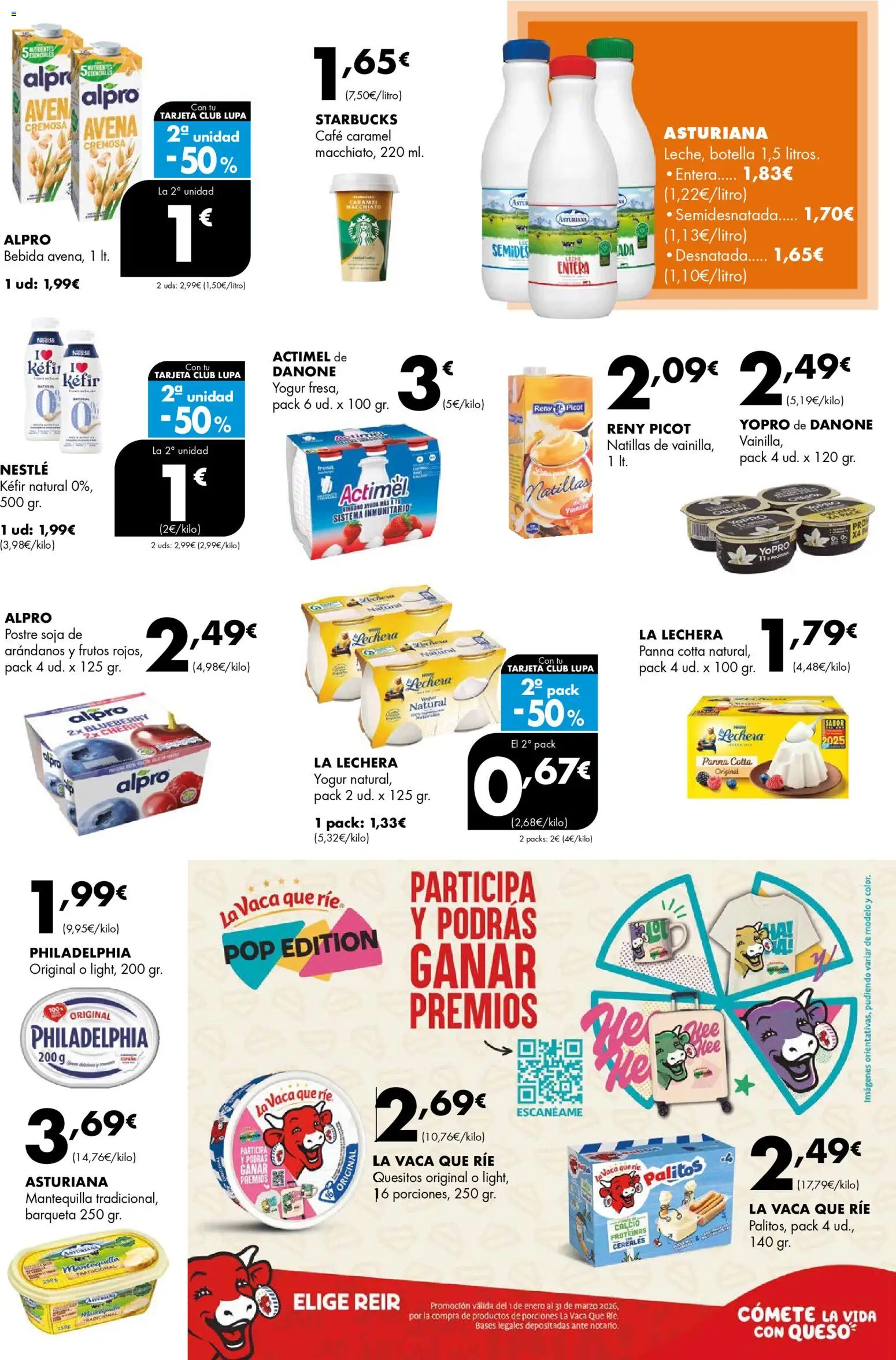 Lupa Supermercados folleto │ válido desde el 22.01.2026 | Página: 9 | Productos: Yogur, Café, Cereales, Συσκευή ροής