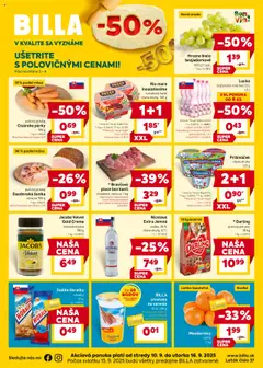 Billa leták platný od 10.09.2025