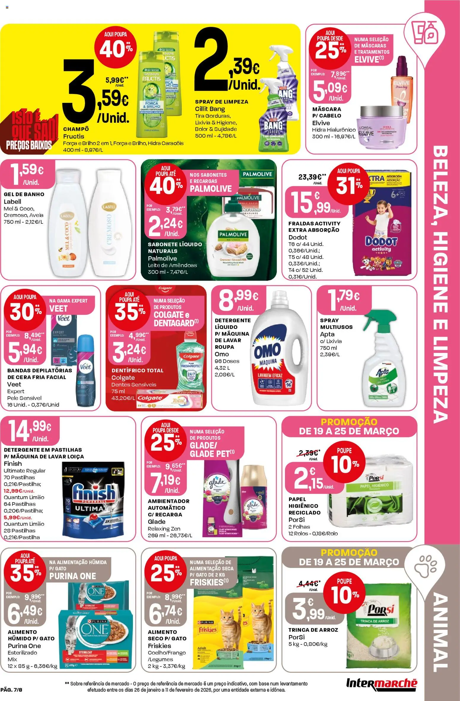 Intermarché Folheto Mini │ válido de 19.03.2026 | Página: 7 | Produtos: Amêndoas, Papel higiénico, Sabonete líquido, Mel