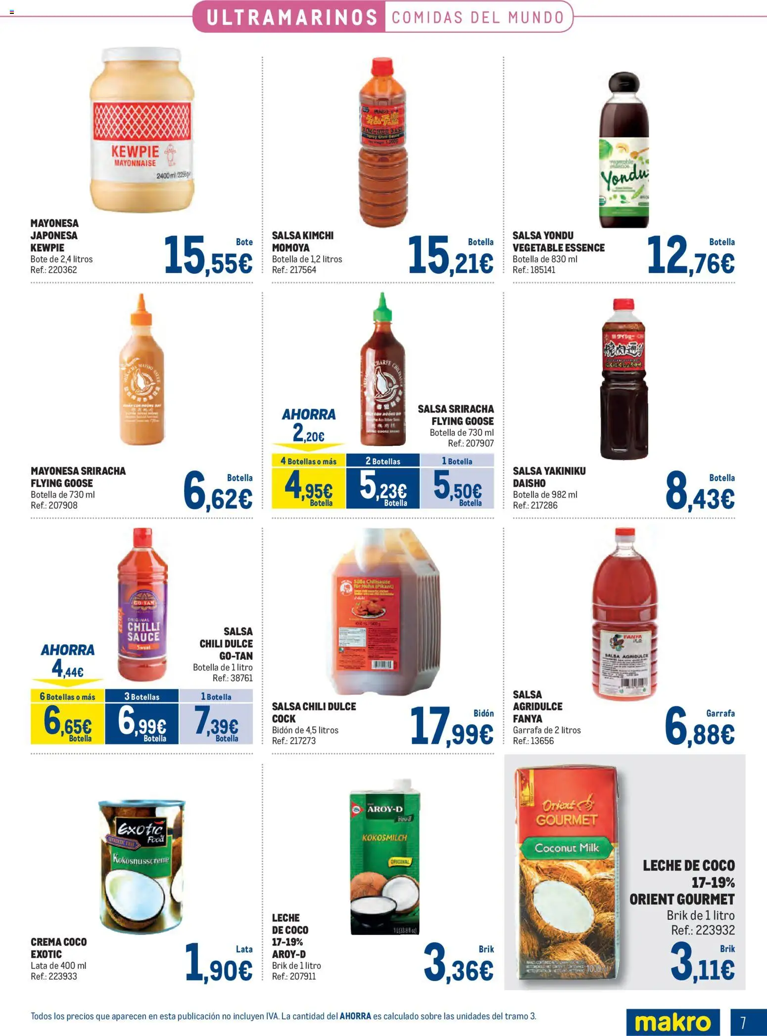Makro - Especial Despensa Centro │ válido desde el 02.02.2026 | Página: 7 | Productos: Leche, Τυρόπιτα, Crema, Οθόνη προβολής