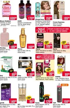 Náhled letáku Creme Supreme barva na vlasy, různé odstíny, Barva na vlasy, různé odstíny. od 15.01.2026 | Strana: 10 | Produkty: Pudr, Kondicionér, Maska na vlasy, Barva na vlasy
