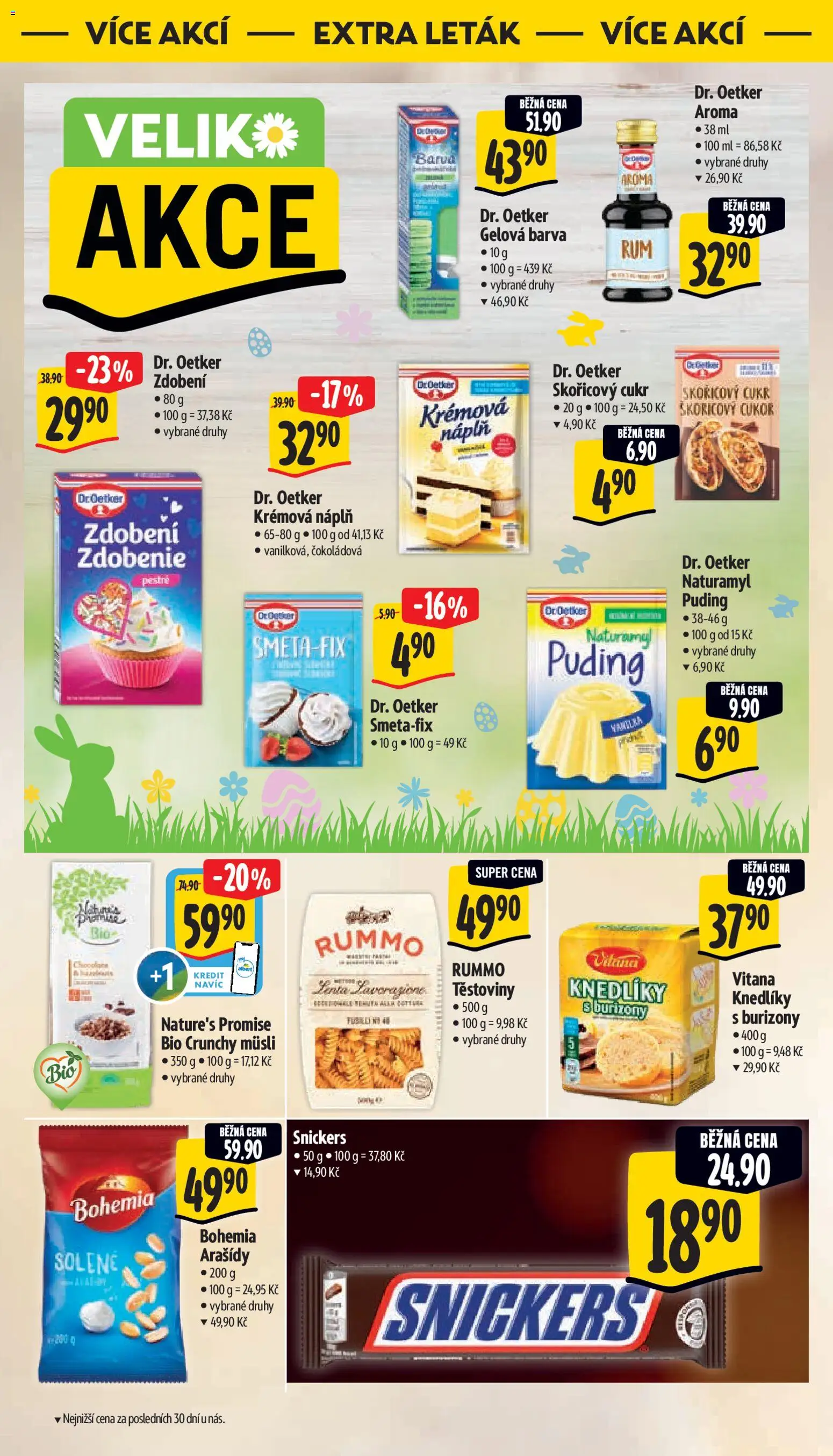 Albert leták - Supermarket od 25.03.2026 | Strana: 39 | Produkty: Těstoviny, Puding, Arašídy, Müsli