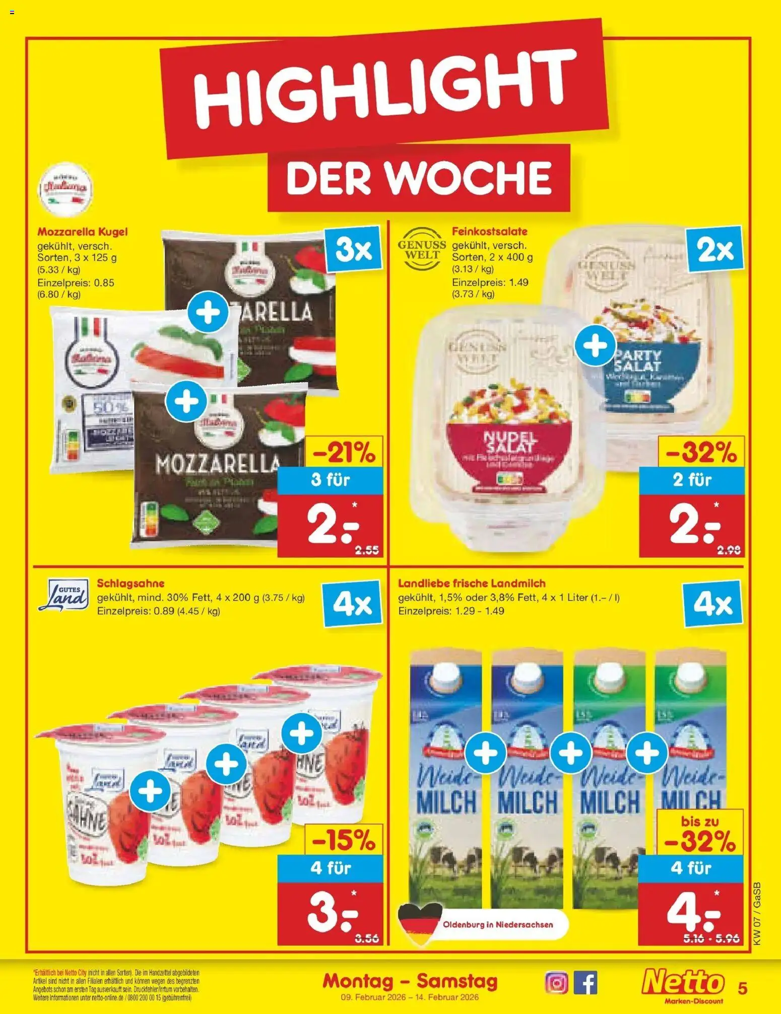 Netto Marken-Discount - Netto: Wochenangebote – gültig ab 09.02.2026 | Seite: 5