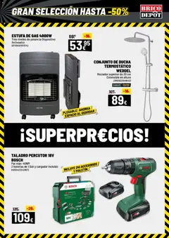Vista previa Brico Depôt - Black Friday válido desde el 31.10.2025 | Página: 3 | Productos: Combi, Ducha
