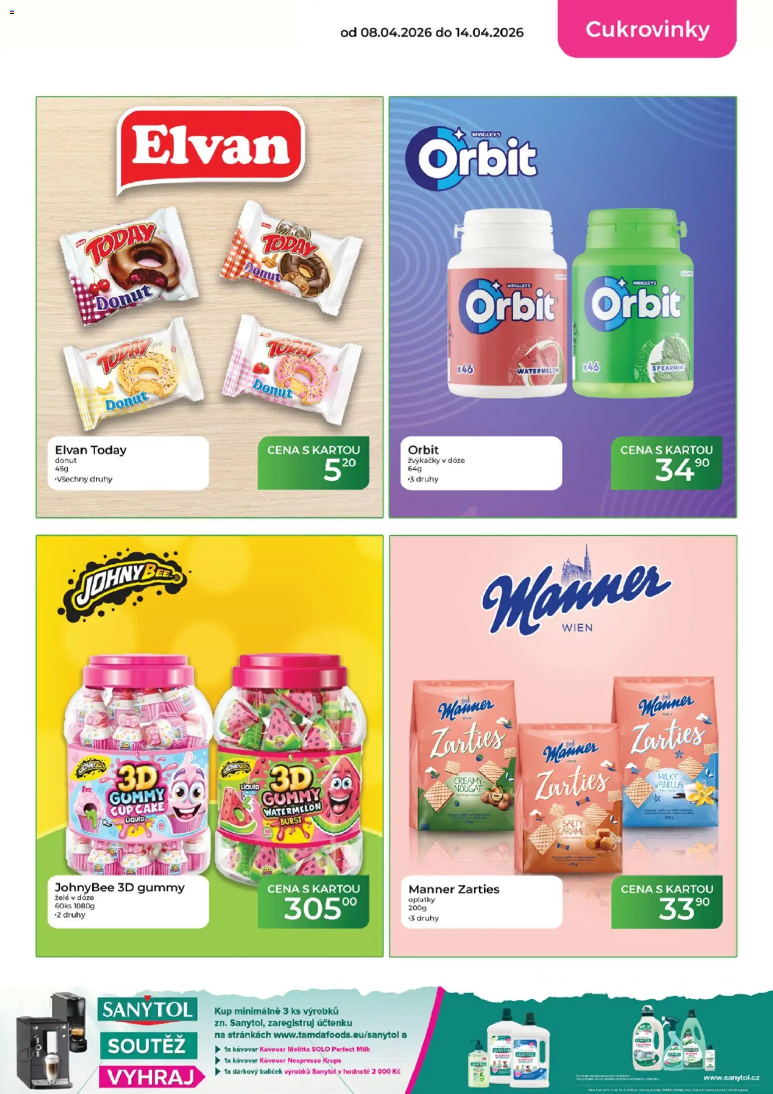 Tamda Foods leták od 08.04.2026 | Strana: 33 | Produkty: Kávovar, Nespresso, Oplatky, Sanytol