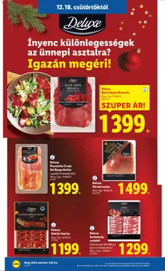 Prosciutto Crudo Del Borgo Antico, Air Dried Raw Ham, Legalább 14 hónapig érlelt, 100 g - amely érvényes a következő dátumtól: 18.12.2025 | Oldal: 16