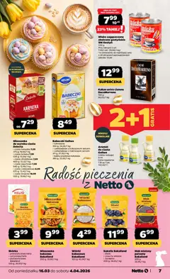 Pogląd oferty "Netto gazetka - Wielkanoc" - ważna od 16.03.2026 | Strona: 7 | Produkty: Ciasto krówka, Orzechy włoskie, Śliwki, Żurawina