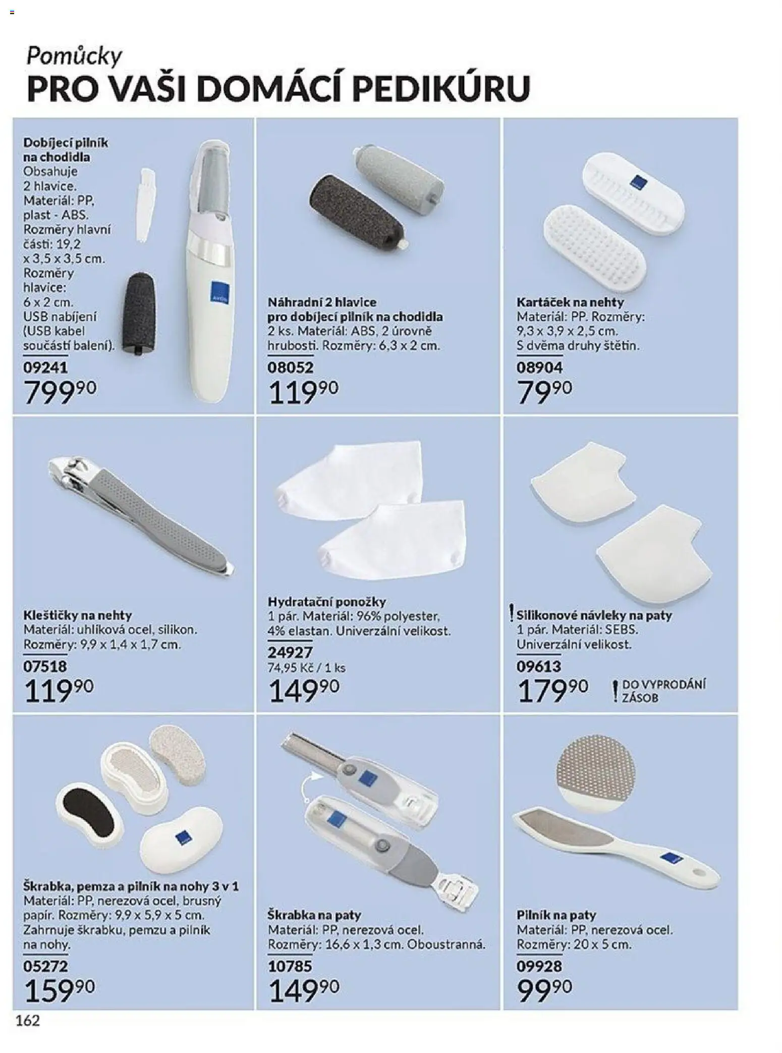 Avon katalog 2/2026 od 01.02.2026 | Strana: 162 | Produkty: Škrabka, Ponožky, Kabel, Nehty