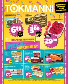 Katso Tokmanni Ruokatarjoukset voimassa alkaen 31.07.2025