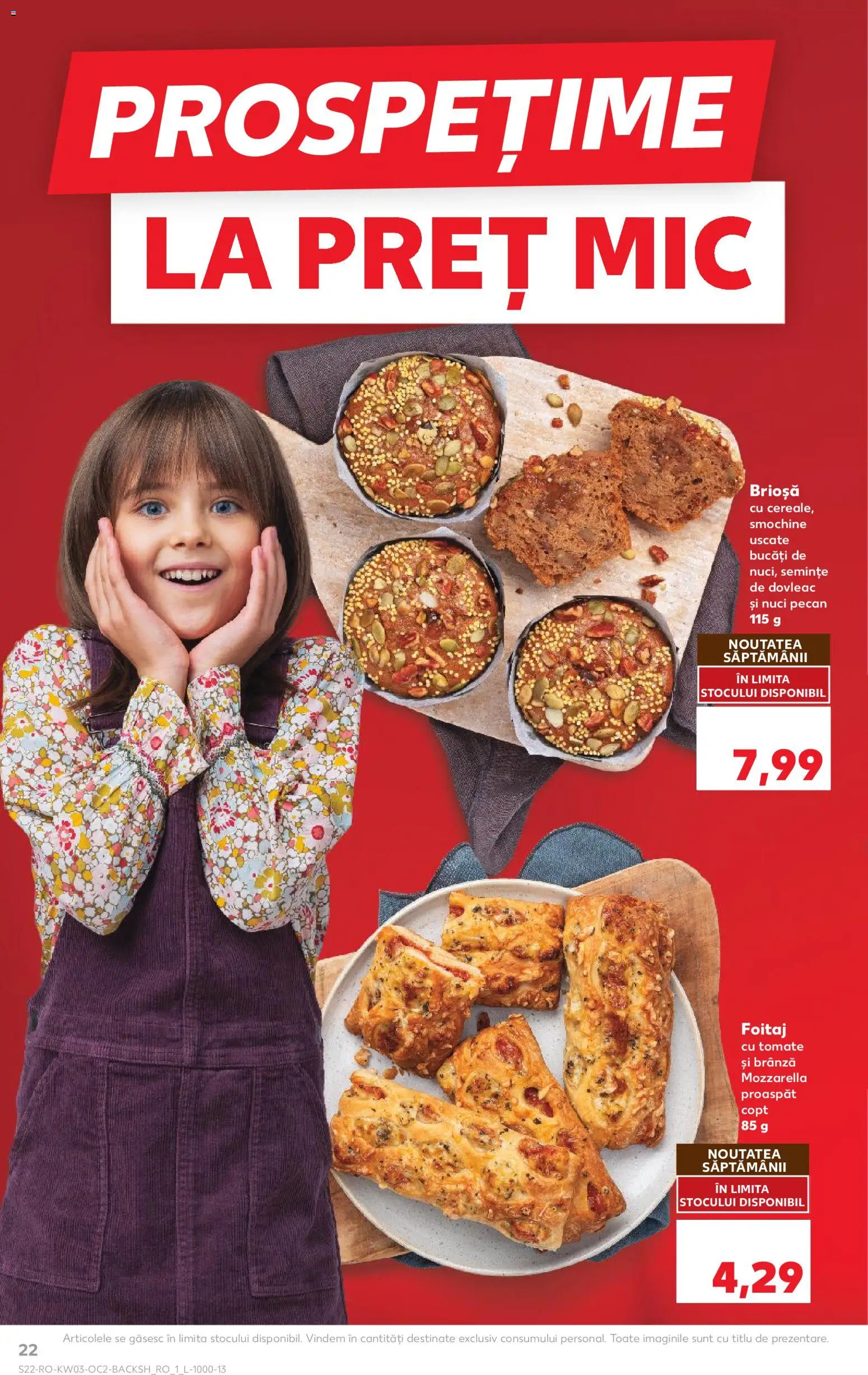 Noul catalog Kaufland – valabil de la 14.01.2026 | Pagină: 22 | Produse: Dovleac, Semințe, Mozzarella, Brânză