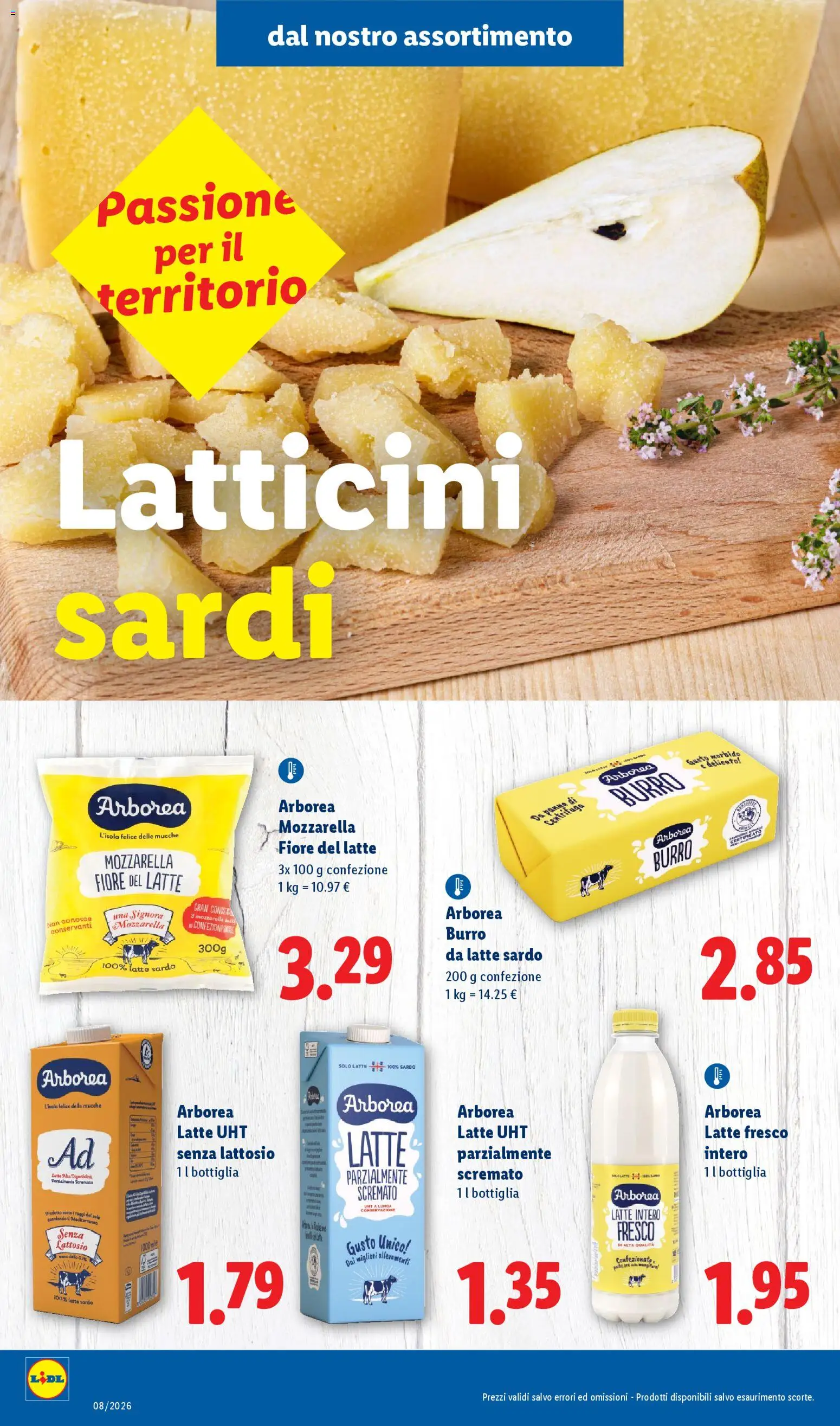 Volantino Lidl del 16.02.2026 | Pagina: 4 | Prodotti: Centrifuga, Latte, Burro, Bottiglia