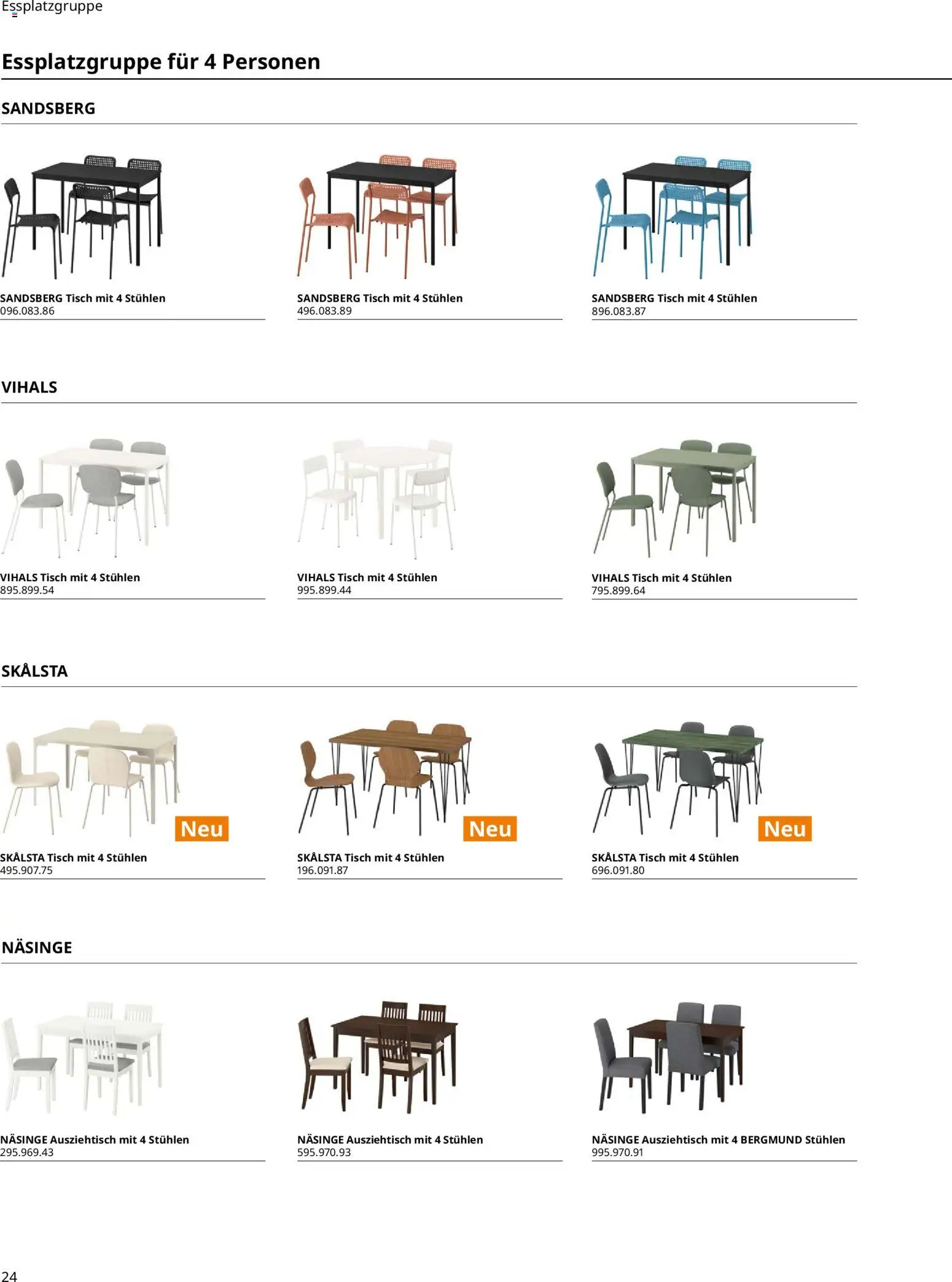 Ikea Essplatz – gültig ab 02.01.2026 | Seite: 24 | Produkte: Tisch