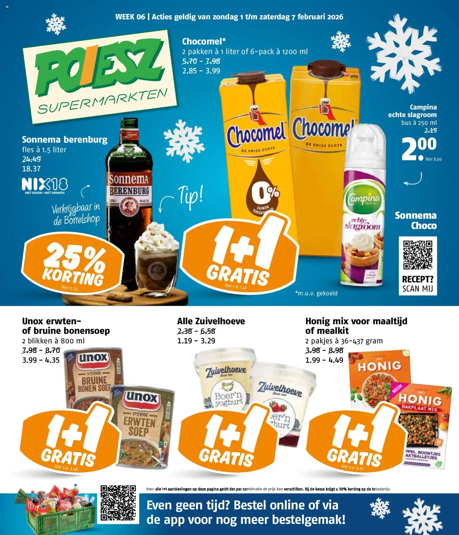 {H1} | Pagina: 1 | Producten: Yoghurt, Kan, Fles, Slagroom