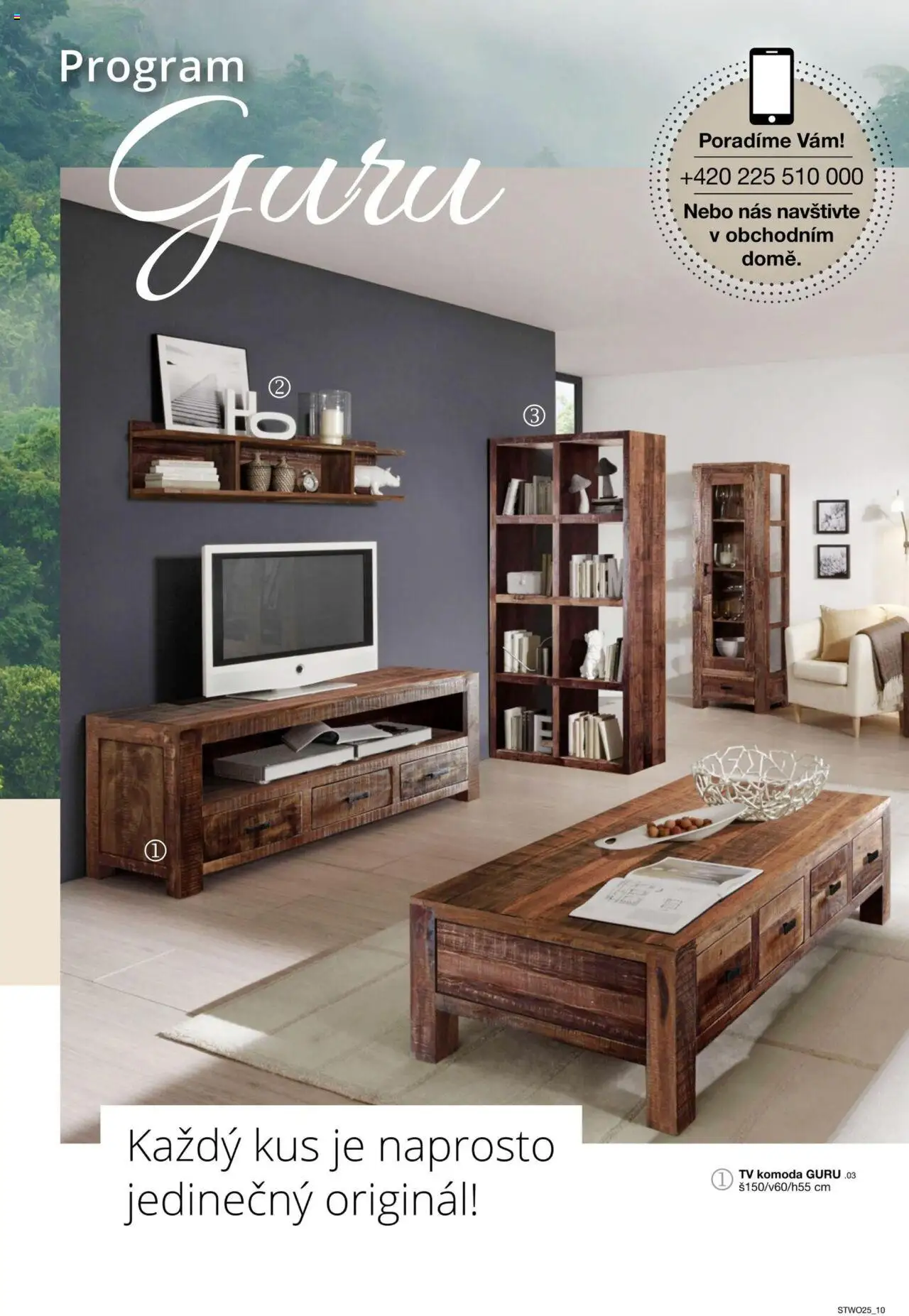 Sconto nábytek katalog - Nábytek z masivu od 01.01.2025 | Strana: 10 | Produkty: Tv, Komoda