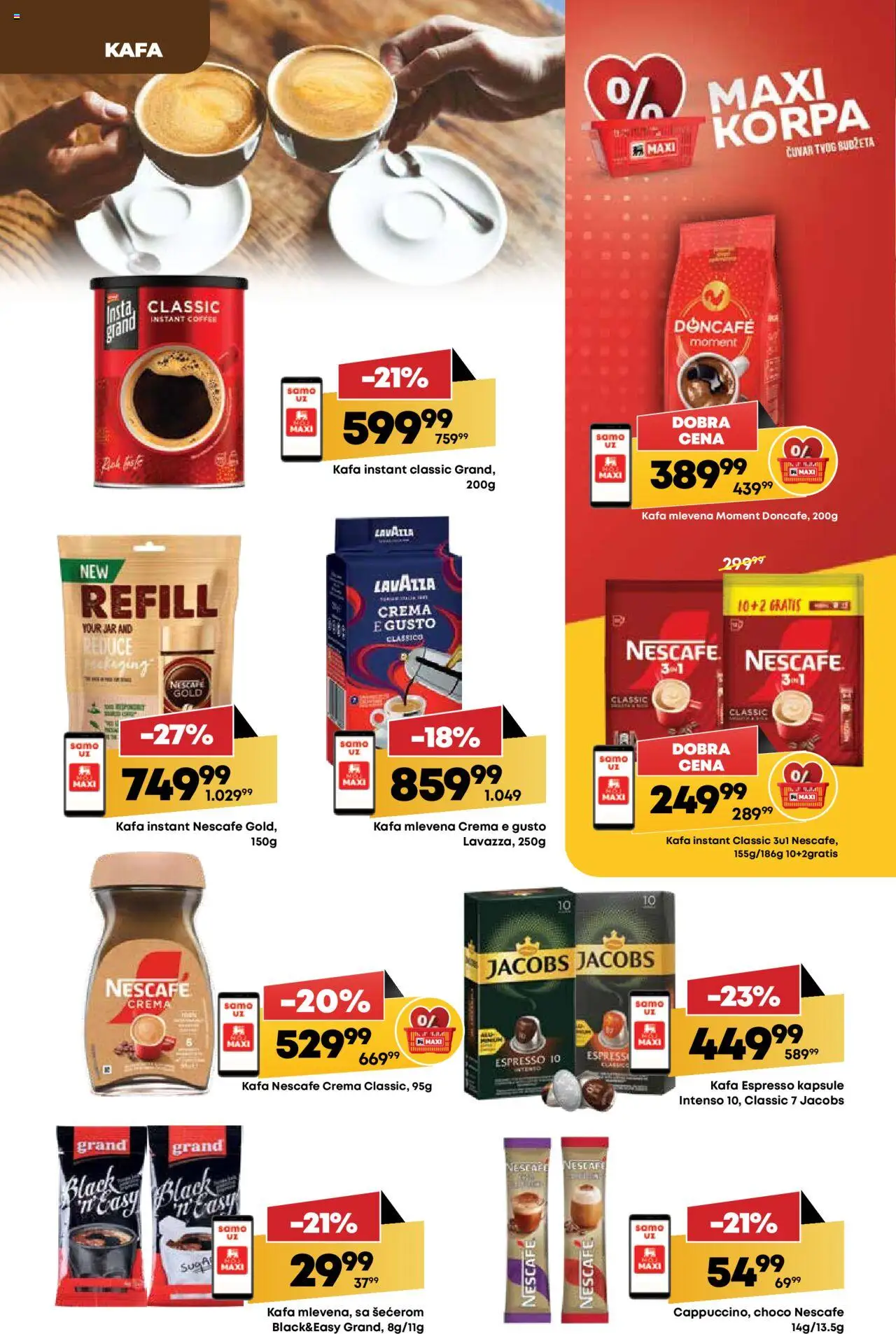 Mega Maxi katalog - važi od 12.06.2025 | Strana: 24 | Proizvode: Kapsule, Doncafe, Nescafé, Lavazza