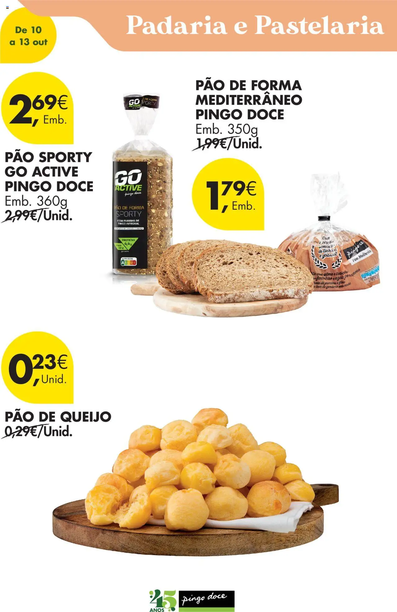 Pingo Doce Poupe Este Fim de Semana │ válido de 10.10.2025 | Página: 7 | Produtos: Farinha de trigo, Queijo, Pão, Proteina
