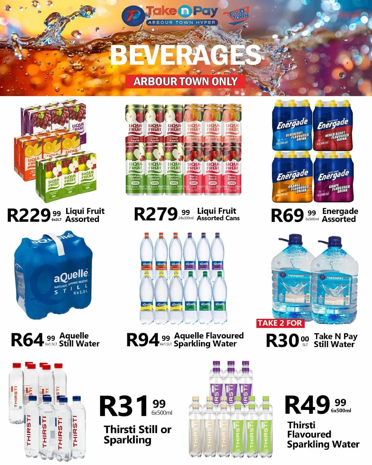 New Take n Pay catalogue – valid from 13.10.2025 | Page: 31 | Products: Cooler, Juice, Water, Fruit