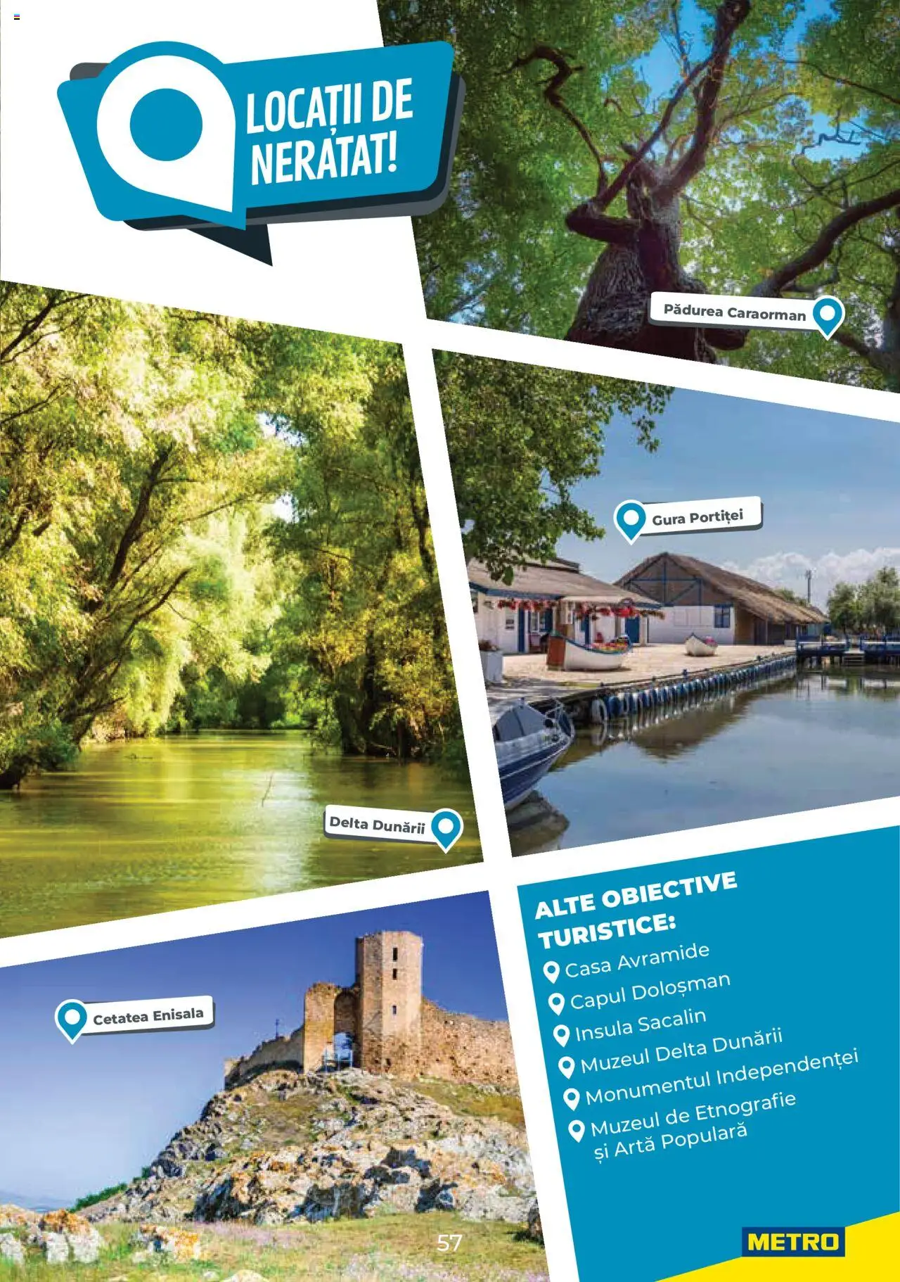 Metro catalog - Ghid de călătorie România – valabil de la 01.08.2025 | Pagină: 57
