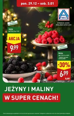 Pogląd oferty "Aldi Gazetka - Jeżyny i maliny" - ważna od 29.12.2025