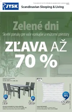 JYSK leták platný od 08.04.2026