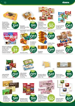 NORFA - Leidinys│galioja nuo 24.07.2025 | Puslapis: 18 | Prekių: Sausainiai, Vafliai, Saldainiai