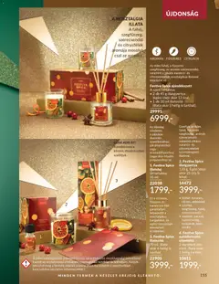 Katalógus AVON 2025 novemberi - amely érvényes a következő dátumtól: 01.11.2025 | Oldal: 161 | Termékek: Gyertya, Narancs, Illatgyertya, Óra