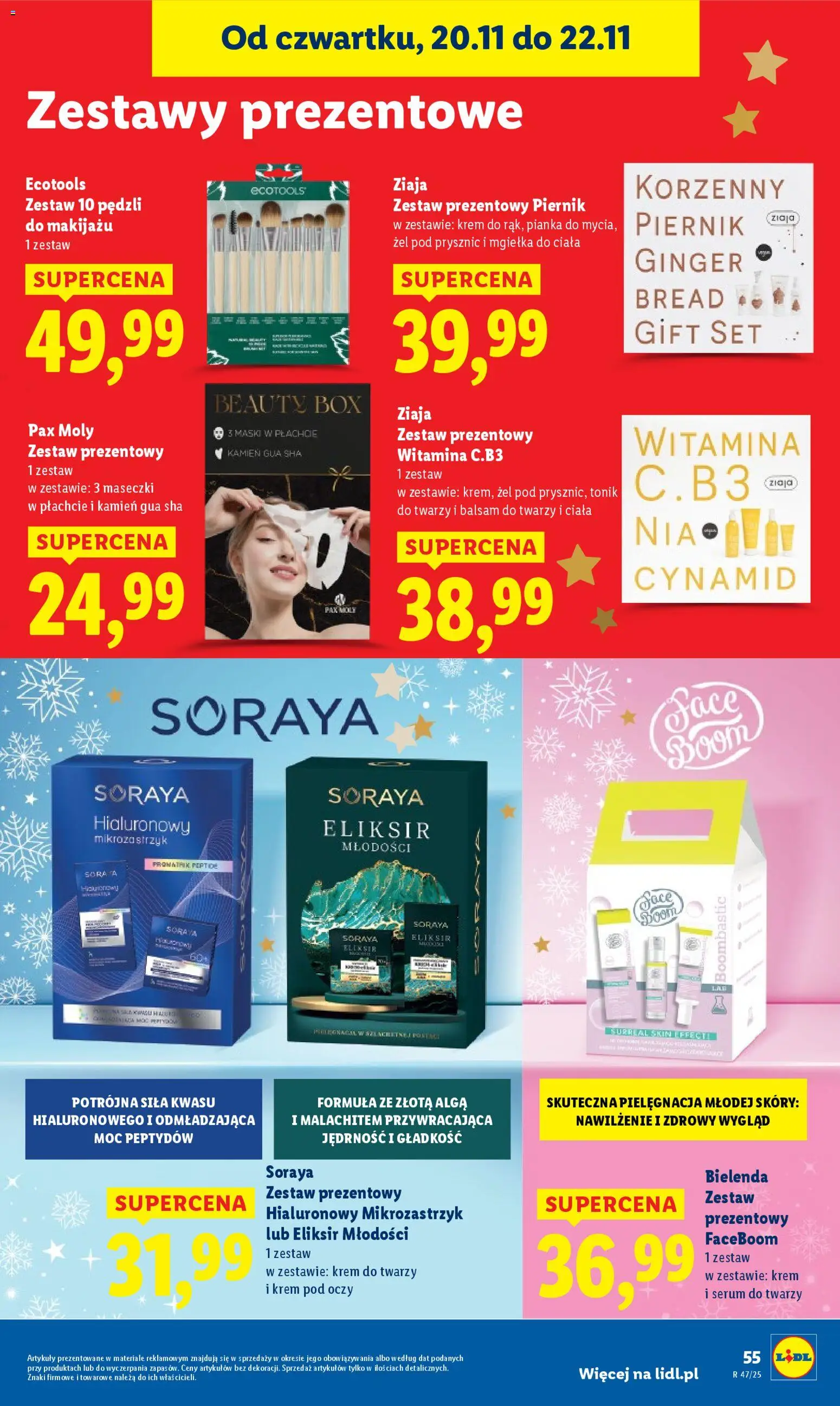 Lidl Gazetka od 20.11.2025 | Strona: 59 | Produkty: Piernik, Prysznic, Krem, Tonik do twarzy