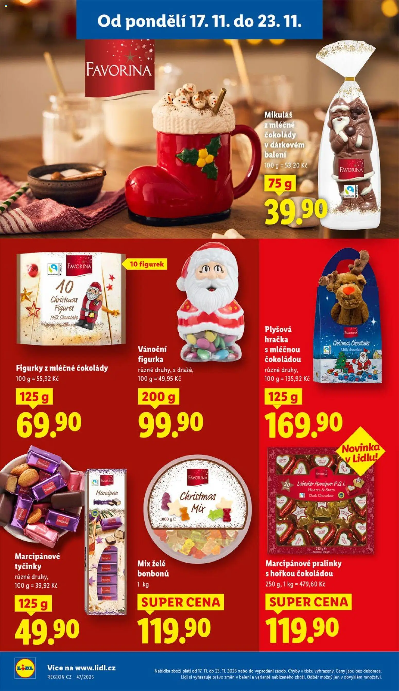 Lidl Black Friday od 20.11.2025 | Strana: 24 | Produkty: Tyčinky, Jelly beans, Figurky, Milk chocolate