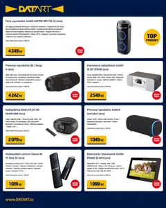 Náhled letáku Datart leták od 03.12.2025 | Strana: 8 | Produkty: Rádio, Multimediální centrum, Fotorámeček, LED