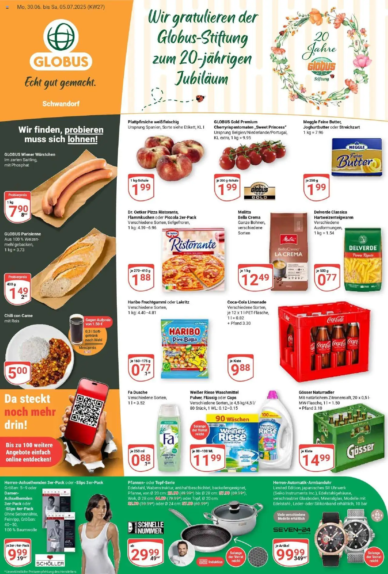 Globus prospekt Schwandorf	 - gültig ab dem 29.06.2025 | Seite: 3 | Produkte: Haribo, Limonade, Pasta, Reis
