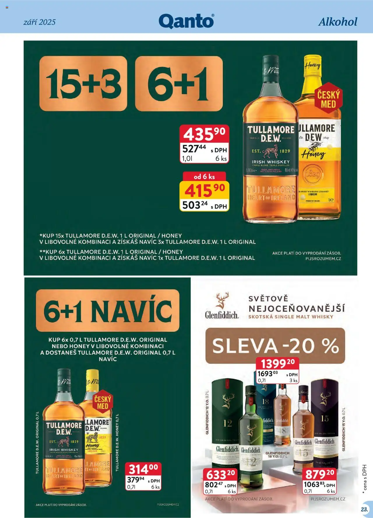 Astur & Qanto leták - Velkoobchod 09/2025 od 01.09.2025 | Strana: 23 | Produkty: Whiskey, Whisky