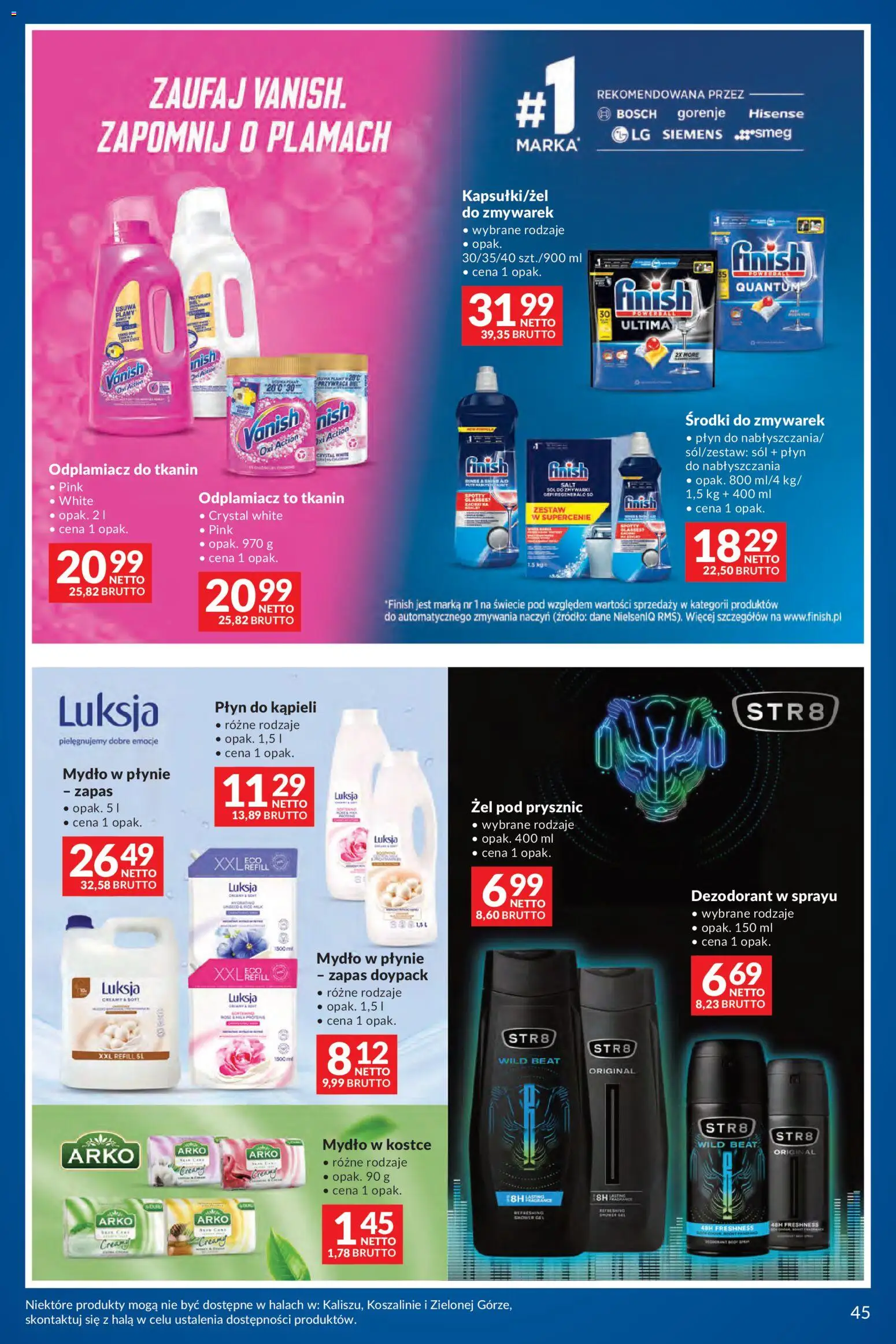 Makro Gazetka - Na wiosnę od 03.03.2026 | Strona: 45 | Produkty: Vanish, Mydło, Odplamiacz, Sól