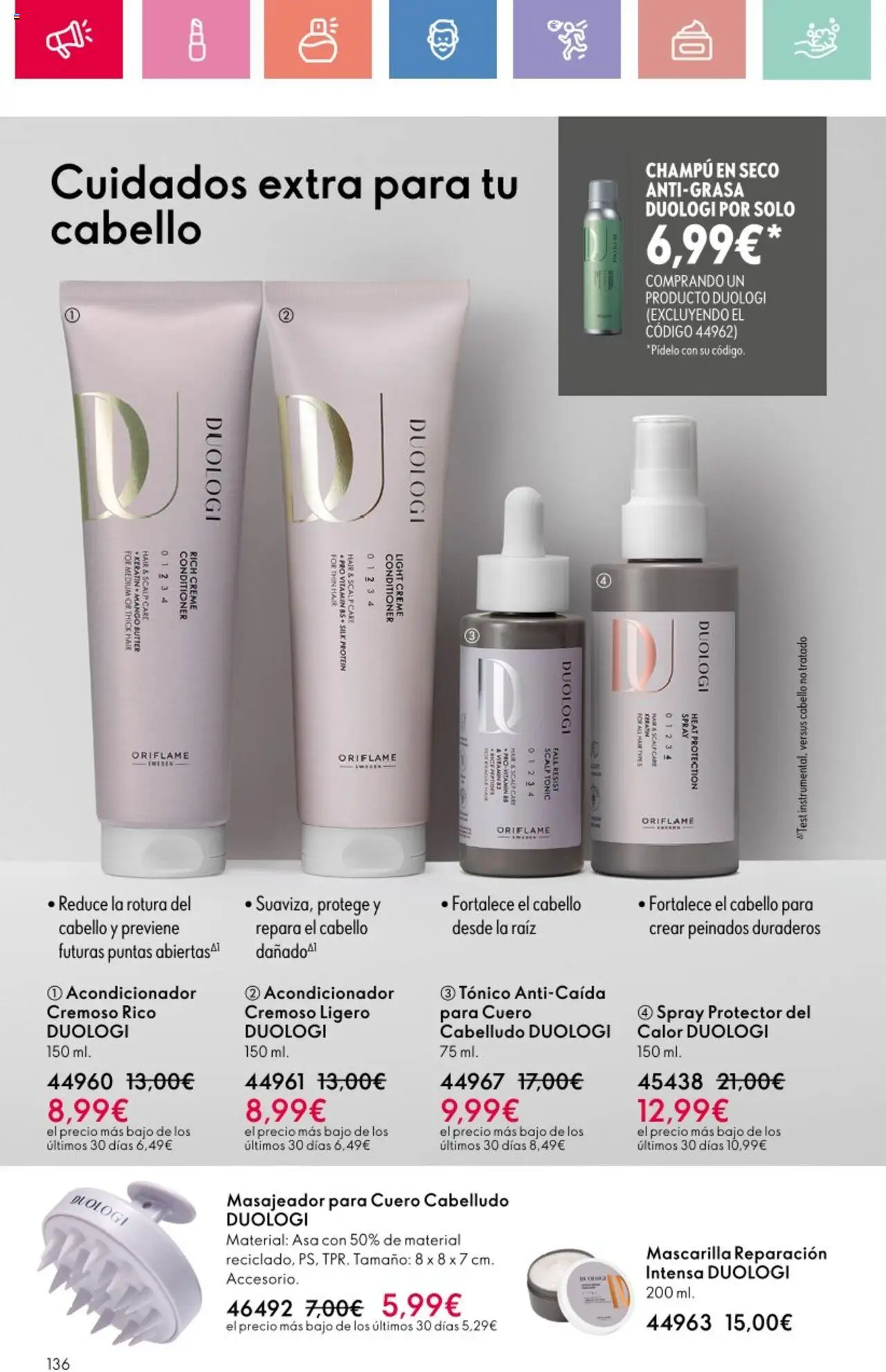 Oriflame - Catálogo Campaña 9 │ válido desde el 22.06.2025 | Página: 136 | Productos: Champú, Acondicionador