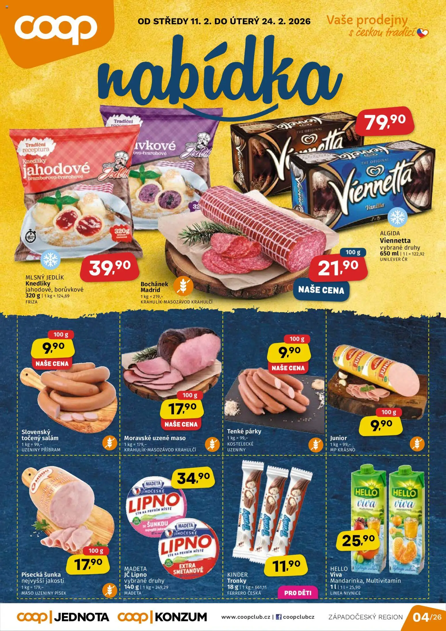 Coop leták - Západočeský region od 11.02.2026 | Strana: 1