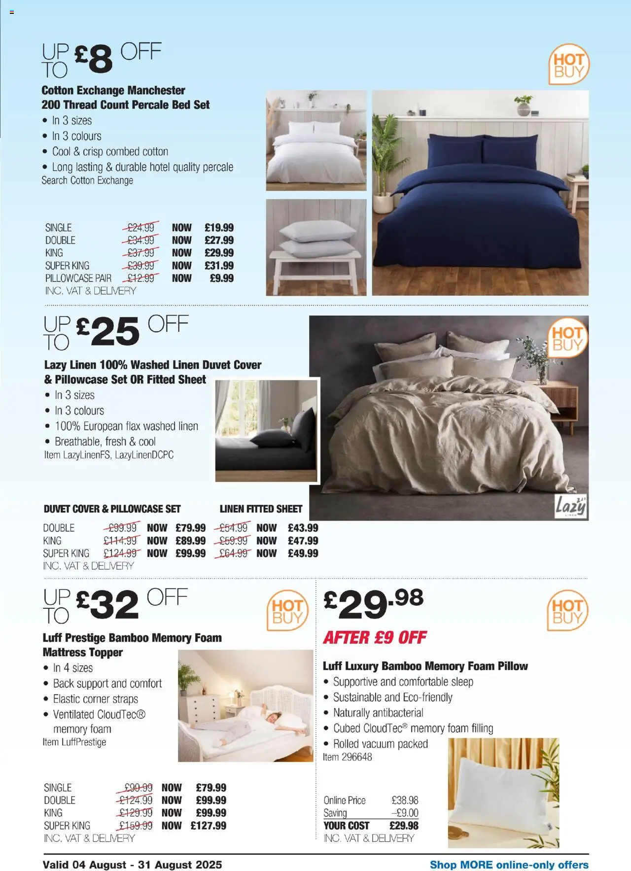  | Page: 38 | Products: Bed, Mattress, Pillow