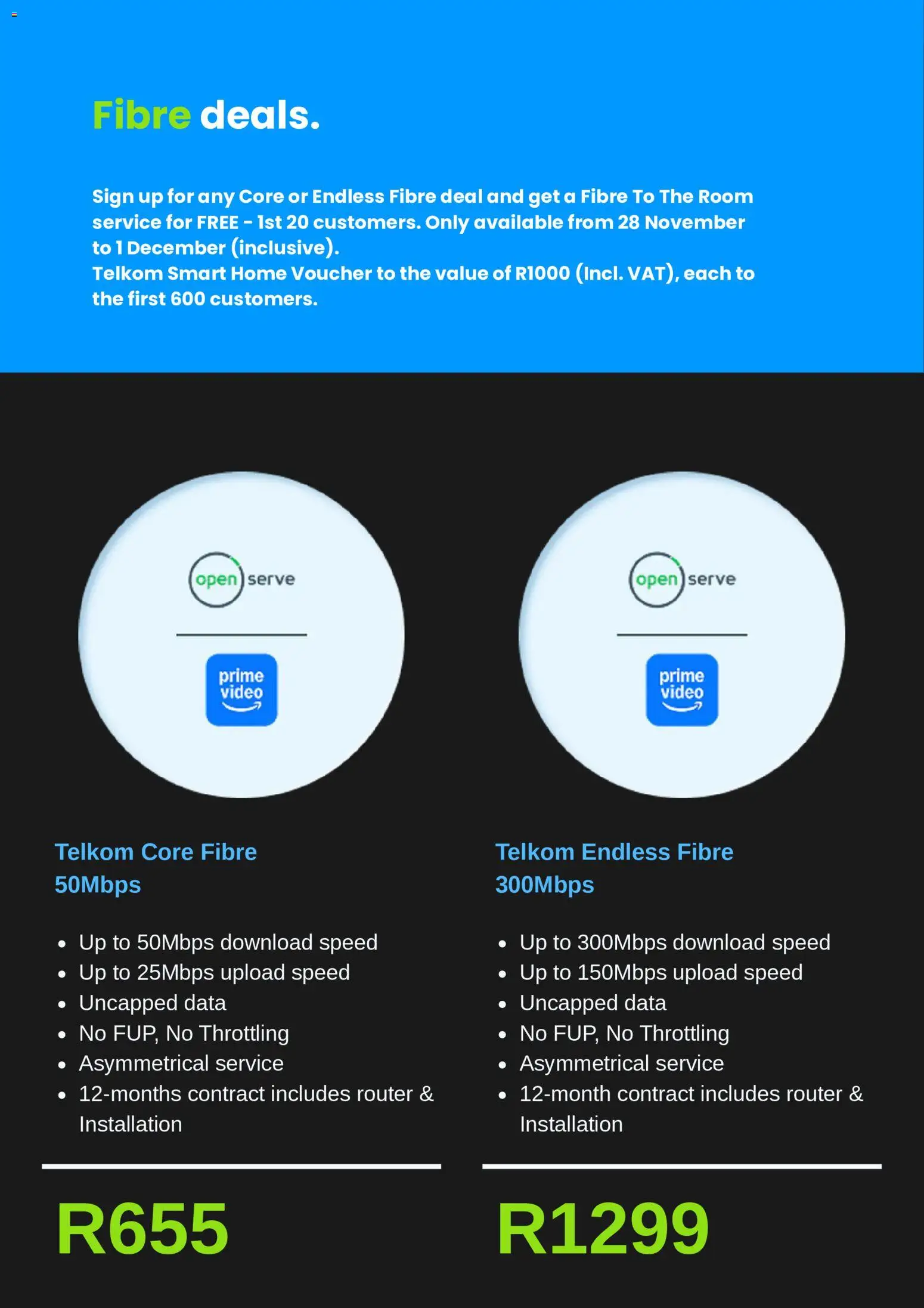 New Telkom catalogue – valid from 24.11.2025 | Page: 6 | Products: Data, Router