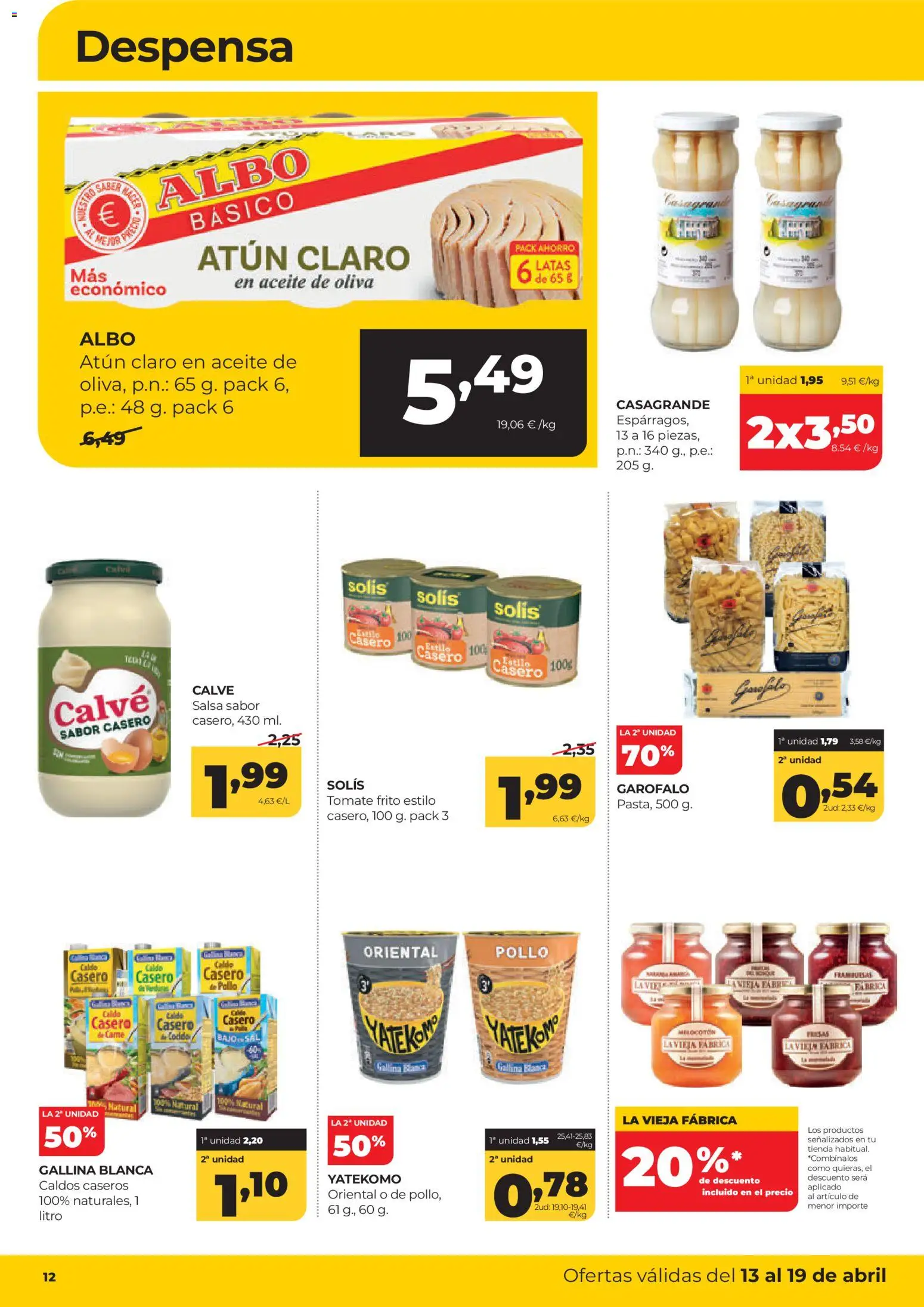 Alimerka folleto Castilla y León │ válido desde el 13.04.2026 | Página: 12