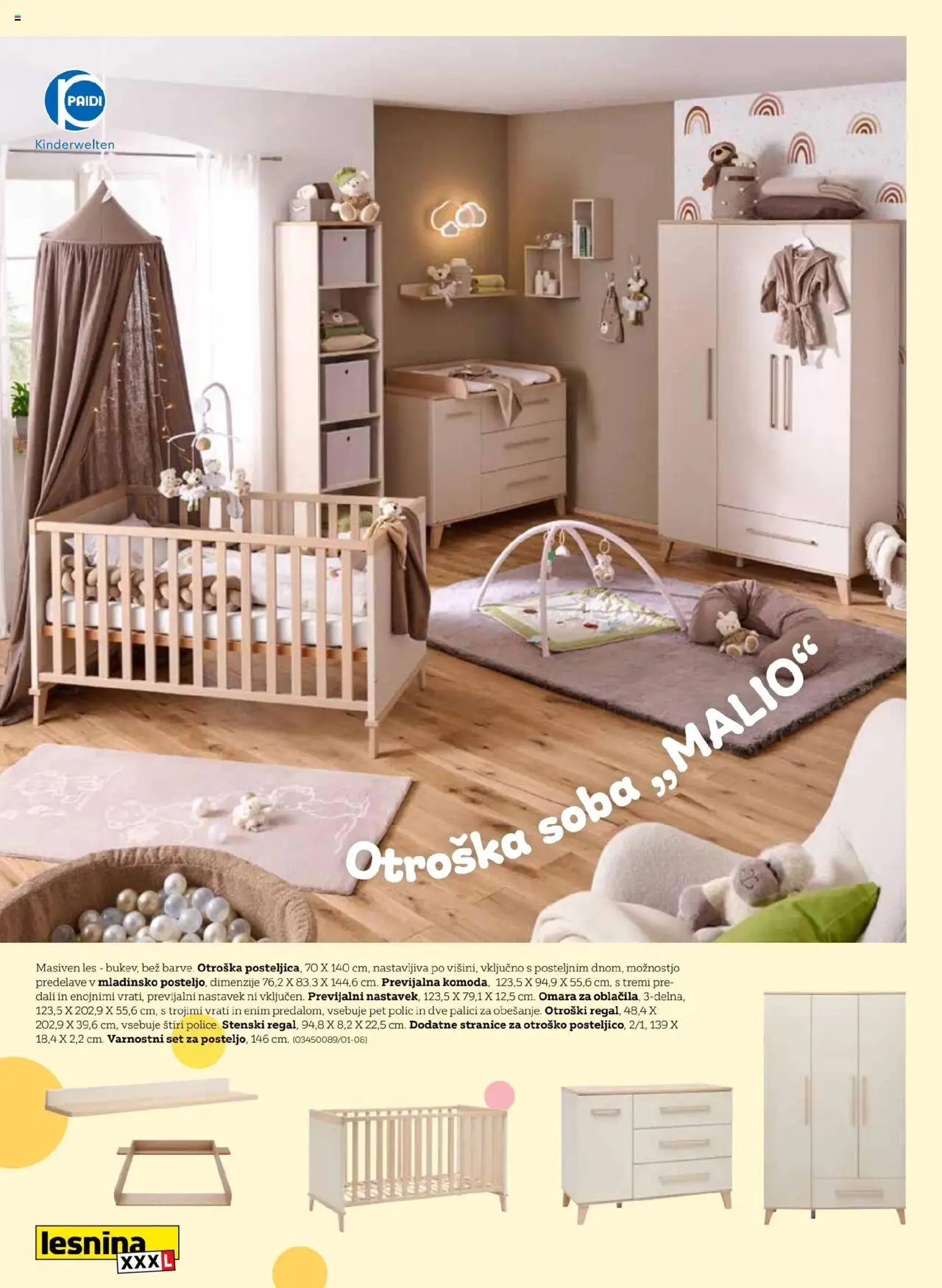 XXXL Lesnina katalog svet otroških sob │ velja od 08.08.2025 | Stran: 14 | Izdelki: Omara