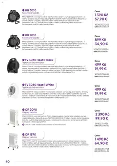 Náhled letáku Expert elektro katalog - ECG - Malé domácí spotřebiče od 01.10.2024 | Strana: 40 | Produkty: Tv, Ventilátor, Radiátor, Teplovzdušný ventilátor