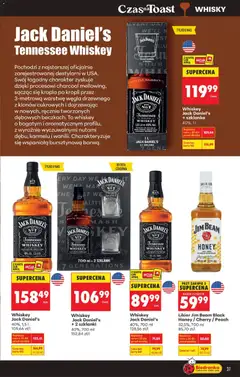 Pogląd oferty "Likier Jim Beam Black Honey / Cherry / Peach, Liqueur Jim Beam Black Honey / Cherry / Peach 32,5%, 700 ml" - ważna od 23.03.2026 | Strona: 39