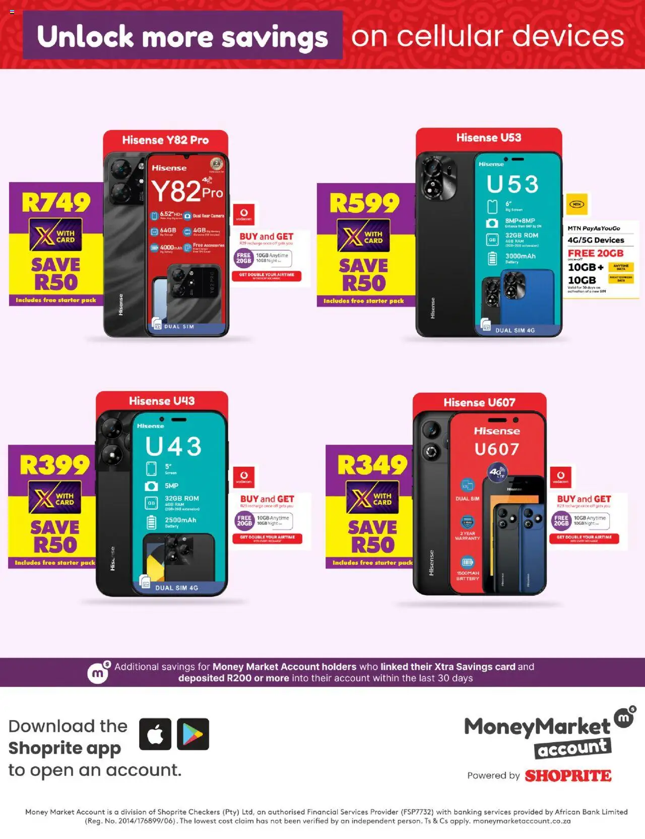 New Shoprite catalogue – valid from 20.10.2025 | Page: 5 | Products: Data, Sim, Camera, Battery