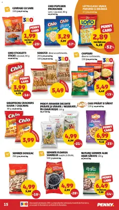 LOTTO CLASIC SNACK PORUMB CU BRÂNZĂ, Snack porumb cu brânză, 80 g – valabil de la 20.08.2025 | Pagină: 15 | Produse: Arahide, Semințe, Roșii, Ceapă