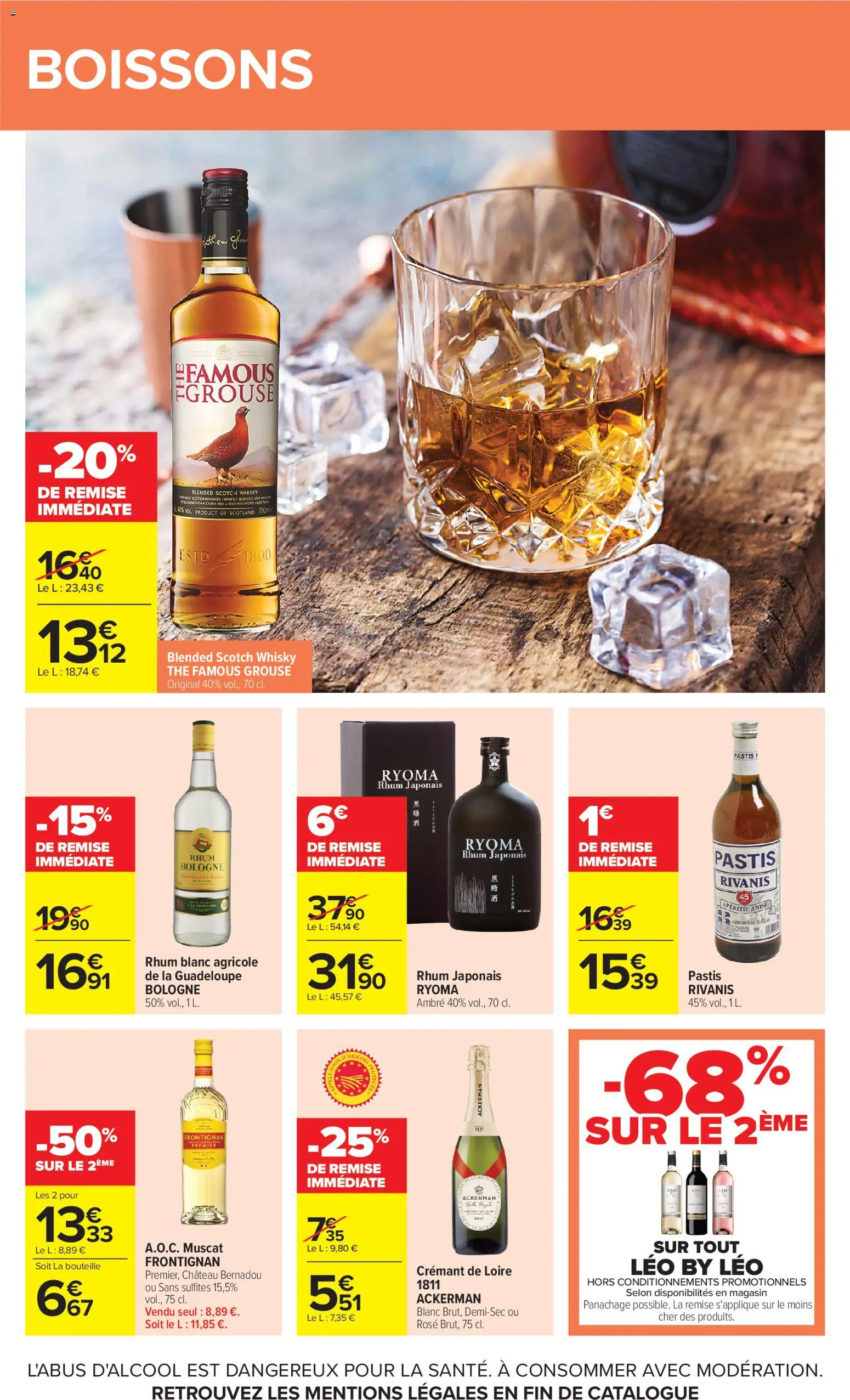 {H1} | Page: 49 | Produits: Pastis, Rhum, Crémant, Thé