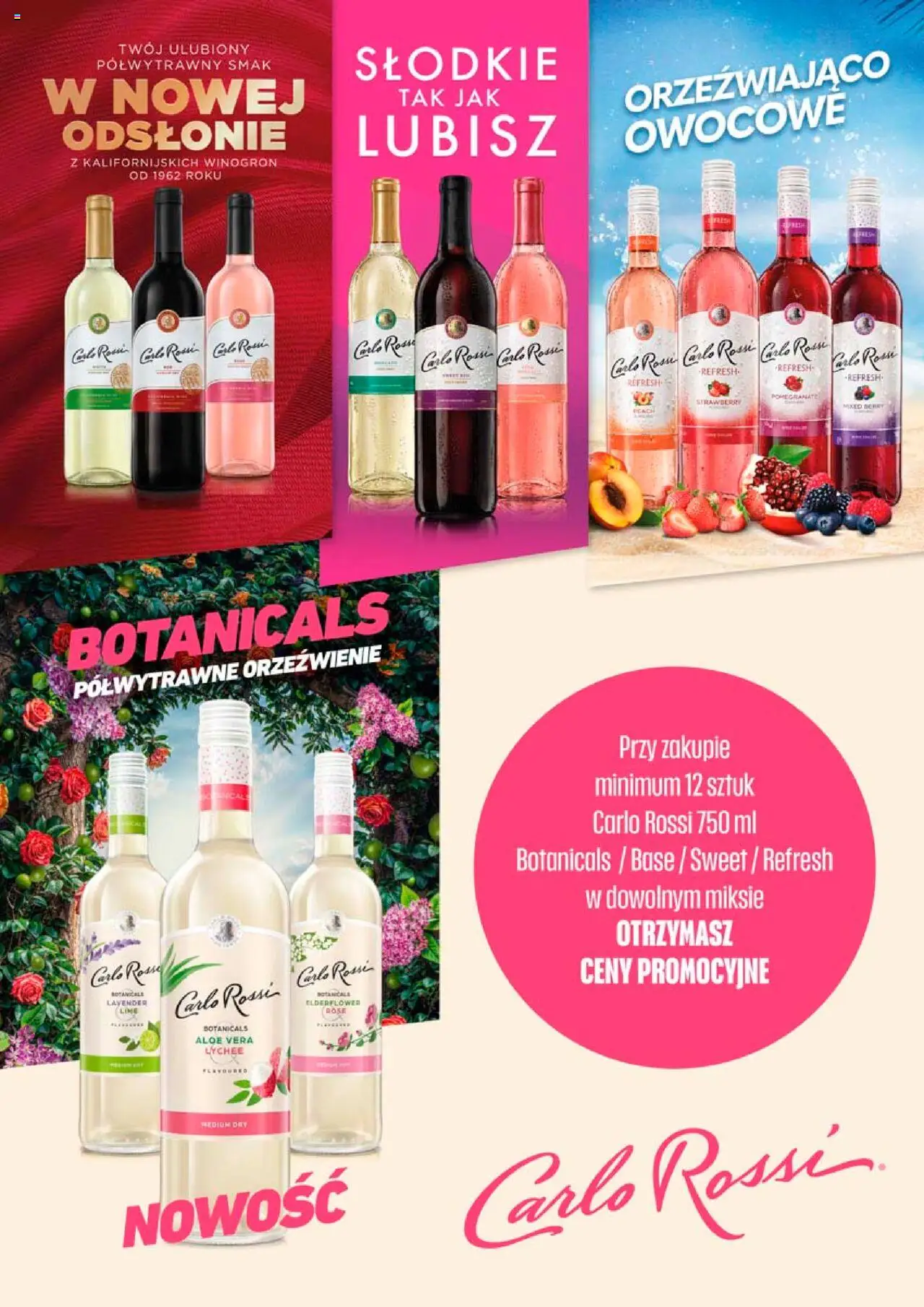 Eurocash Gazetka - Katalog Alkoholowy od 01.10.2025 | Strona: 40 | Produkty: Carlo Rossi