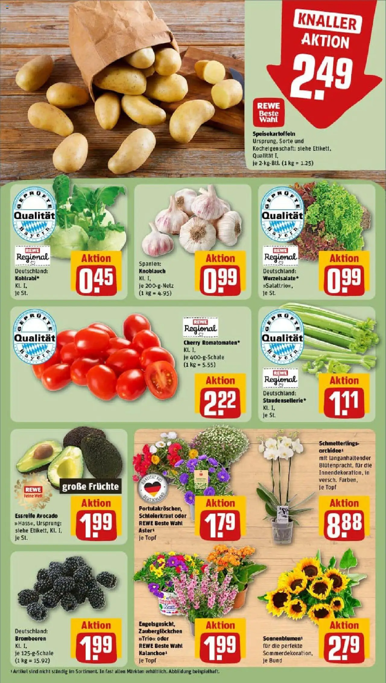 Rewe prospekt Höchstadt An Der Aisch	 - gültig ab dem 06.07.2025 | Seite: 7 | Produkte: Orchidee, Kohlrabi, Avocado, Knoblauch