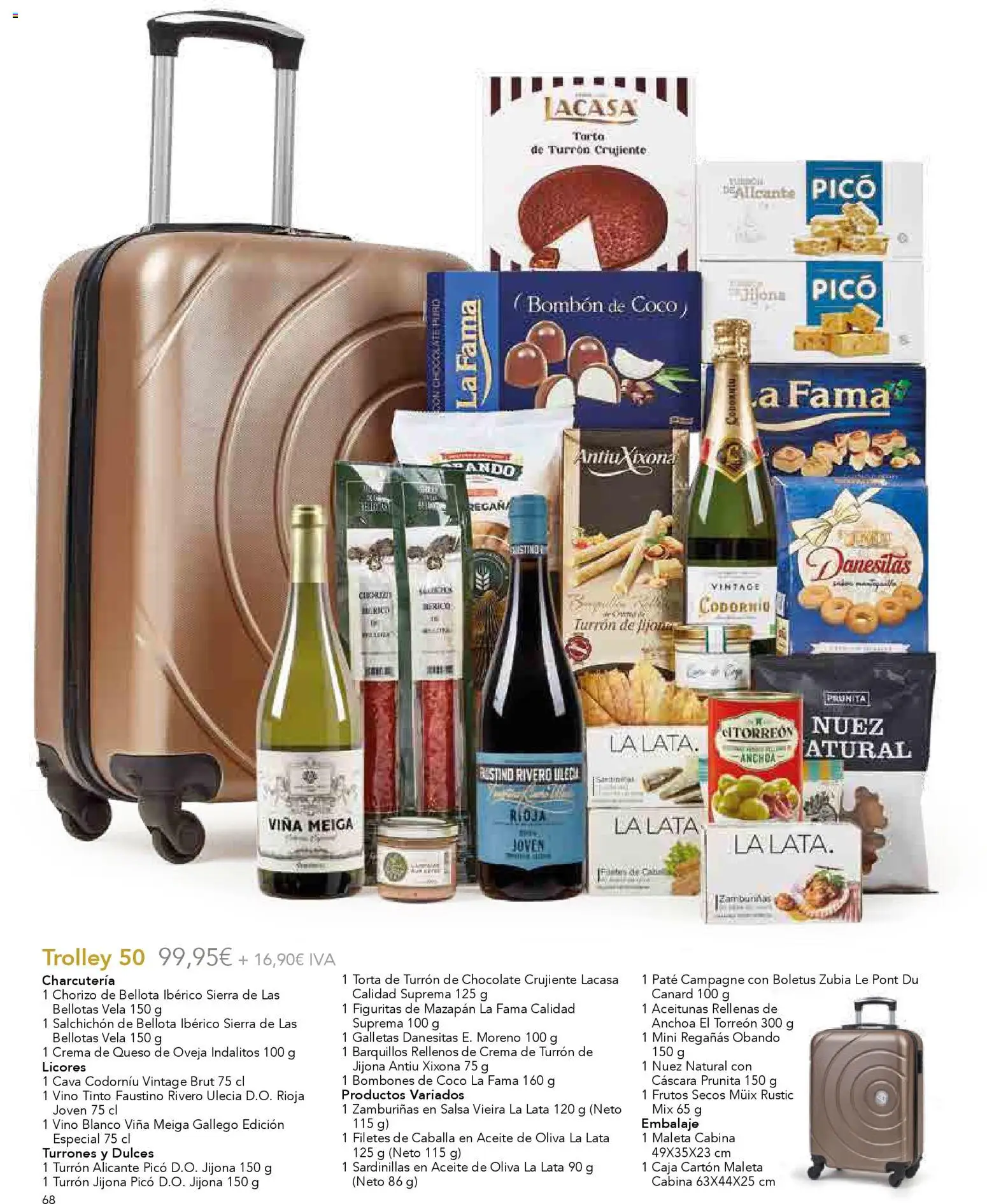 Lupa Supermercados Regalar en Navidad │ válido desde el 03.11.2025 | Página: 70 | Productos: Aceite, Paté, Σταθμός εργασίας, Caja