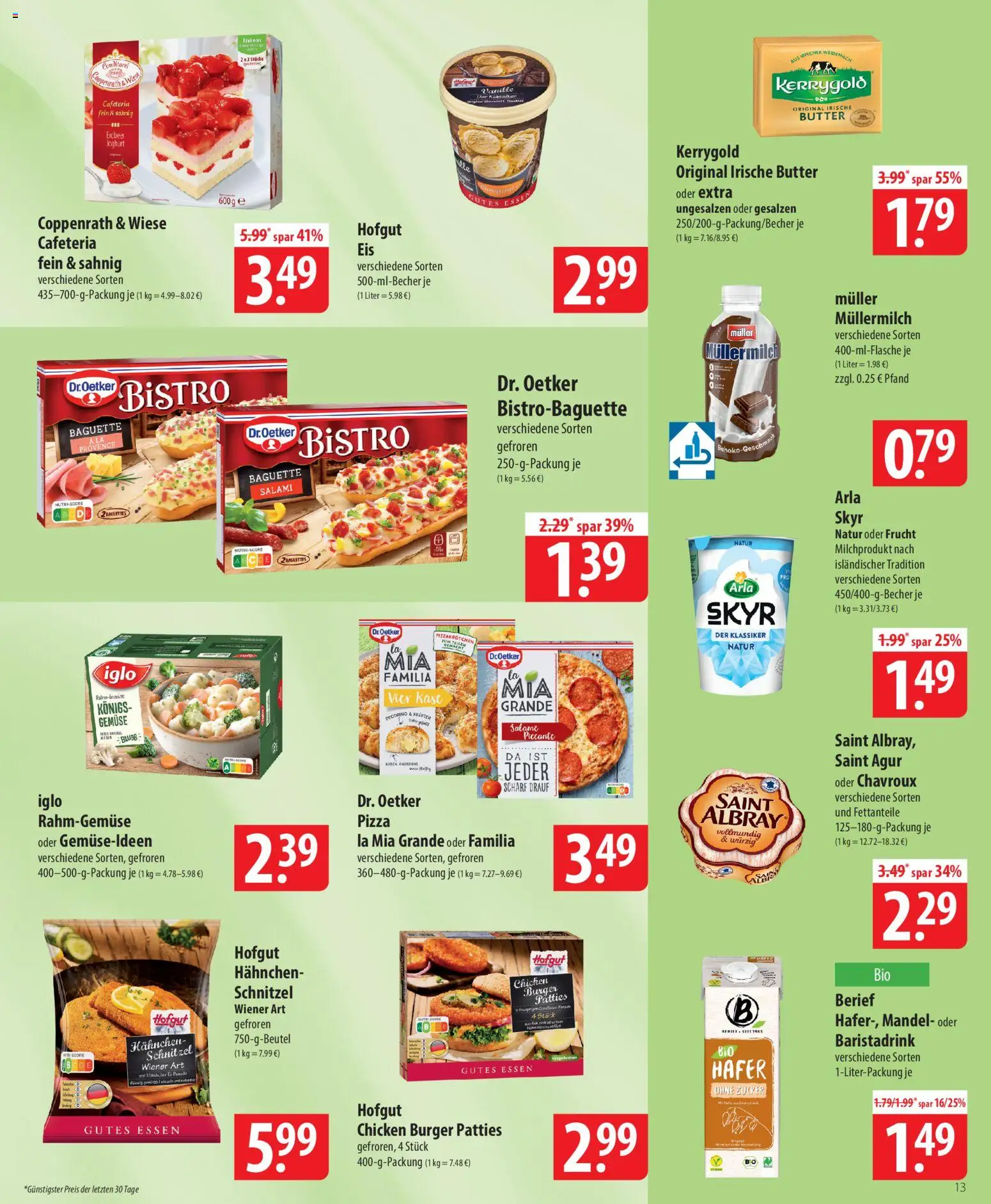 Famila Prospekt 	 – gültig ab 13.04.2026 | Seite: 13 | Produkte: Butter, Joghurt, Gemüse, Muller mullermilch